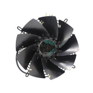 Ventilateur axial de refroidissement externe à roulement à billes pour moteur, OEM, 250 mm, 230-400 V CA, 0,35/0,20 A, 100 W, 2500 tr/min, pour A2D250-AI02-01 - Product Image 1