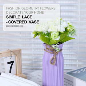 Creatieve PP Plastic Ronde Bloempot Boerderijstijl Nieuwigheid Kantoor Halloween Anti-val Huisdecoratie Ornamenten - Product Image 2