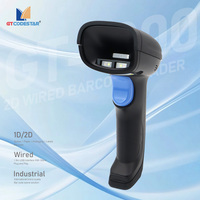 GTCODESTAR Escáner de código de barras con cable 2D Lector de código de barras de mano 1D Escáner de código QR Pistola de escaneo USB para escaneo de código QR industrial