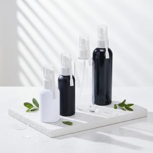 Botella de Plástico PET Blanca Vacía para Spray Nasal y Bucal con Boquilla Larga, Botella de Plástico Personalizada para Limpieza Nasal - Product Image 1