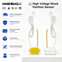 Interrupteur Tactile Dissimulé Haute Tension XSL 200W 85-265V pour Installation à Travers Bois et Marbre 40mm, pour Armoire à LED et Miroir, 3CCT Dimmable