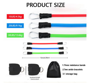 Producto caliente Bandas de resistencia de tobillo para hacer ejercicio con puños Kickbacks Ejercicios de entrenamiento de glúteos DE CADERA - Product Image 5