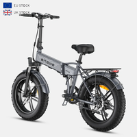 Expédition rapide EP-2 Boost 250W 48V 7 vitesses Vélo électrique à pneus larges de 20 pouces Vélo de route/de montagne avec batterie intégrée Vélo électrique pliable