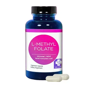 New arrival OEM Active Folate Supplement L Methylfolate 15 mg 120 Capsules for Men Women
