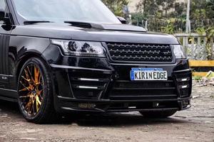 Para <span class=keywords><strong>LandRover</strong></span> RangeRover Body Kit New Carbon Fiber Style Hood Upgrade para Range Rover Car Bumpers - Product Image 2