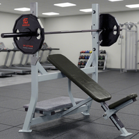 Presse pectorale inclinée à charge libre pour musculation, entraînement des bras en salle de sport
