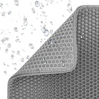 Tapis de litière pour chat durable, double couche, imperméable, pour la propreté de la maison des chats, tapis de litière pour chat en EVA