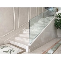 Design d'intérieur personnalisé en pierre de marbre naturel, escalier droit incurvé, escalier d'intérieur