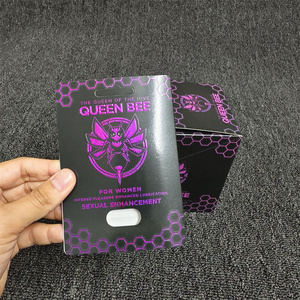 特注紙ブリスターカード女王蜂ピルカプセルタブレット包装紙ディスプレイボックス付き - Product Image 5