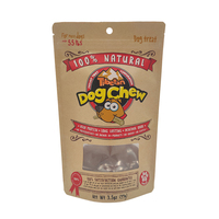 Sac à fermeture éclair de ration pour chien imprimé personnalisé sac de nourriture aluminisé de haute qualité 1kg pochette de nourriture pour animaux de compagnie
