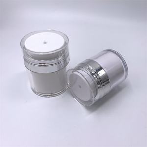 กระปุกครีมอะคริลิคแบบเติมได้ ขนาด 30 กรัม 50 กรัม 100 กรัม ขวดสุญญากาศแบบกด กระปุกครีมแบบไม่มีอากาศ บรรจุภัณฑ์เครื่องสำอาง - Product Image 5