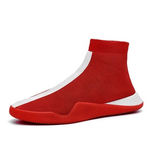 <span class=keywords><strong>Zapatillas</strong></span> de deporte de alta calidad para hombre, marca personalizada, marca personalizada, zapatos de moda para hombre, calcetín de velocidad informal de tela tejida - Product Image 3