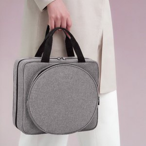 Square handcrafted embroidered storage <b>bag</b> with large capacity for storing measuring tapes, scissors, <b>knitting</b> <b>needles</b> and tools - Product Image 6