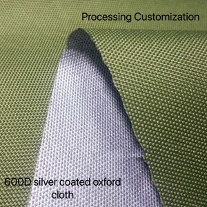Vải Oxford tráng ngoài trời không thấm nước mái hiên vải 600D Bạc Oxford vải dệt <span class=keywords><strong>100</strong></span> <span class=keywords><strong>Polyester</strong></span> vải có thể thu vào mái hiên - Product Image 2