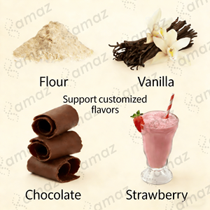 Poudre de Protéine de Lactosérum en Gros et Sous Marque Privée OEM/ODM Amaz, Saveurs Variées, 10-29g, pour Hommes et Femmes Adultes Sportifs - Product Image 3