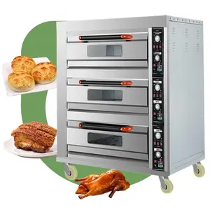 Pizza Pakistan Arabic Electric Deck Conventie Zoetwaren Bakkerij Oven Prijs Brood Maken Machine Te Koop Italië