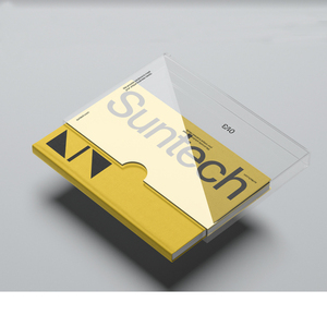 Bespoke màu sắc tươi sáng mờ acrylic bảo vệ slipcase cho sách Tạp Chí lucite UV in ấn <span class=keywords><strong>CD</strong></span> Vinyl kỷ lục trượt trường hợp - Product Image 3