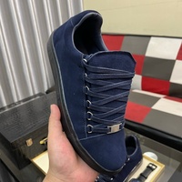 Chaussures plates de luxe rétro rayées respirantes à lacets, chaussures de surf en cuir, design tendance, chaussures de sport décontractées pour la marche