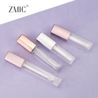 Tubes de conditionnement de gloss à lèvres 4ml 12ml 21ml, tubes de gloss à lèvres carrés vides avec boîte et logo