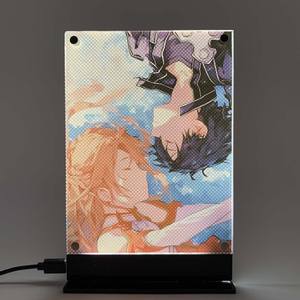 <span class=keywords><strong>Led</strong></span> retroilluminato Poster spada arte <span class=keywords><strong>Online</strong></span> Anime luce notturna per regalo di compleanno camera da letto luce notturna sala giochi Deco <span class=keywords><strong>lampade</strong></span> da tavolo segno - Product Image 2