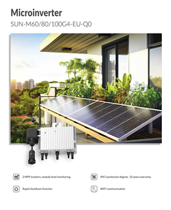 <span class=keywords><strong>Micro</strong></span> onduleur Deye SUN-M100G4-EU-Q0 <span class=keywords><strong>1000w</strong></span> wifi 2mppt deye 800watt <span class=keywords><strong>micro</strong></span> onduleur solaire sur réseau - Product Image 4