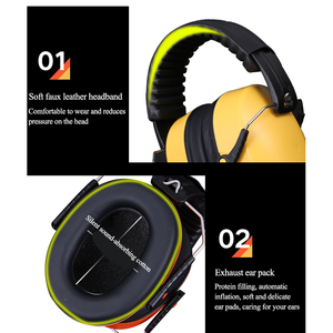 2024 सबसे ज्यादा बिकने वाली व्यक्तिगत सुरक्षा सुरक्षा सुनवाई सुरक्षा के लिए इलेक्ट्रॉनिक शोर कमी हेडफ़ोन - Product Image 3