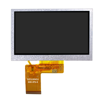 Écran LCD 4,3 pouces, luminosité 500, résolution 480*272, IPS, angle de vision complet, écran d'affichage d'instrument 4,3 pouces
