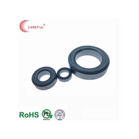 RoHS, REACH, dan ISO 9001 NiZn MnZn Inti Ferit Toroidal Lunak Ukuran Besar T53*20*26