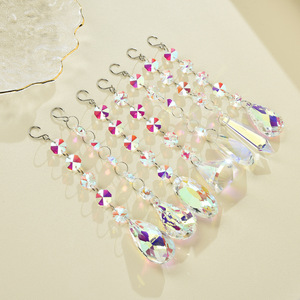 Colgante de Lujo AB con Cuentas Octogonales de Colores, Ecológico, Tallado, Atrapasol, para Navidad, Jardín, DIY, Cristal Colgante - Product Image 1