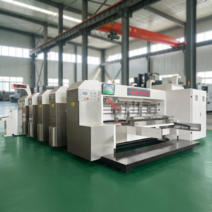Machine d'impression flexographique automatique pour cartons ondulés, impression 2/3/4/5 couleurs, machine de découpe rotative à fentes - Product Image 1