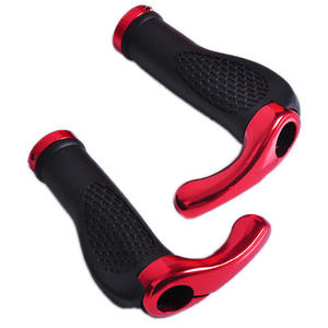 Puños de manillar en forma de cuerno de toro de 22,2 mm de TPR antideslizantes para bicicletas de montaña - Product Image 2