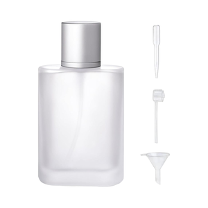 30ml 50ml 100ml phẳng Frosted <span class=keywords><strong>Glass</strong></span> Nước hoa bơm phun bơm bơm lại rỗng <span class=keywords><strong>Atomizer</strong></span> Chất lượng cao chai thủy tinh - Product Image 1