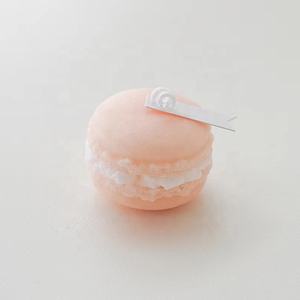 2025 vente directe en gros belle Macaron Pastel fête luxe fait à la main décor à la maison cadeaux aromathérapie Relaxation bougies parfumées - Product Image 3