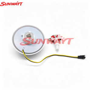 ปุ่มกดแบบมีไฟ 92 มม. สำหรับตู้เกมส์ 12V ปุ่มกดทรงกลมขนาดใหญ่เรืองแสงสำหรับเครื่องเกมส์วิดีโอ - Product Image 2