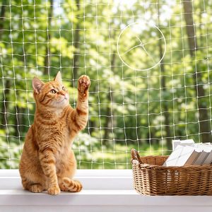 ตาข่ายกันนก ป้องกันนกพิราบ แมว สัตว์เลี้ยง แบบโปร่งใส รูสี่เหลี่ยม ลดราคาพิเศษ - Product Image 1