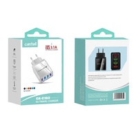 Cantell prix bon marché chargeur rapide 4 USB Phone Charge 3.1A chargeur mural adaptateur de voyage universel chargeur EU US pour Samsung