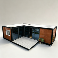 Maison conteneur extensible moderne de 30 pieds pour bureau temporaire de chantier routier