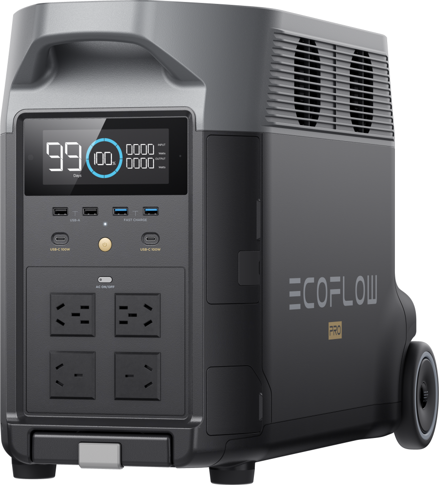 EcoFlow DELTA Pro 3600 Вт, портативная электростанция высокой емкости, чистая Синусоидальная волна, расширяемая до 10 кВтч с дополнительной батареей