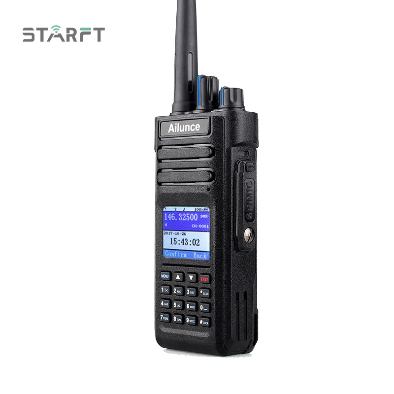 GPS 15km Encrypted Security Latest Upgrade Two Way Radio Long Range IP67 CE FCC Dual Band Walkie-Talkie