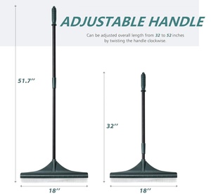 Extendable Lightweight Telescopic Handle Garden Tools Fake <strong>Grass</strong> <strong>Artificial</strong> Turf <strong>Rake</strong> for <strong>Artificial</strong> <strong>Grass</strong> - Product Image 2