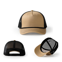 Gorra Trucker Estructurada de Dos Tonos con Malla Transpirable, Protección Solar y Logotipo Personalizado