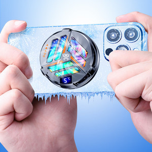 Nouveau produit X25 2024 : Refroidisseur portable avec éclairage RGB, ventilateurs et semi-conducteurs de refroidissement pour téléphone - Product Image 6
