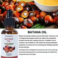 Formula Baru Minyak Rambut Bataan Organik Murni dengan Peppermint, Tanpa Bilas, Mempromosikan Pertumbuhan Rambut dan Memperbaiki Kerusakan Akibat Bahan Kimia
