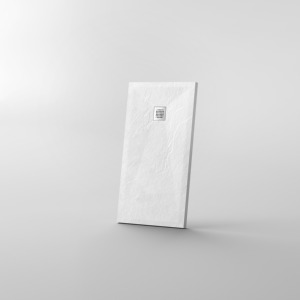 Plato de Ducha de Mármol Artificial Negro de Diseño Moderno para Baño, Directo de Fábrica KMRY, para Cuarto Húmedo - Product Image 5