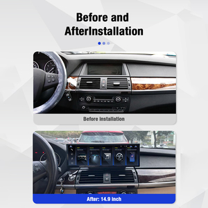 Écran tactile ZWNAV 2580*720 14,9 pouces pour BMW E70 E71 2007-2013 X5, système d'exploitation Linux, GPS, CarPlay sans fil, autoradio, prise en charge du Wifi 4G - Product Image 5