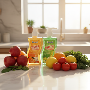 Fournisseur OEM/ODM – Liquide <span class=keywords><strong>dégraissant</strong></span> écologique de haute qualité pour vaisselle, fruits et légumes, 500 ml, lot de 3 - Product Image 6