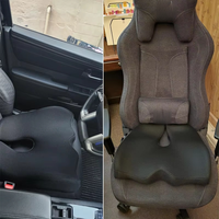 Nouvelle coussinette ergonomique pour chaise de bureau et de voiture avec mousse à mémoire de forme haute densité, base antidérapante, soulagement des douleurs sciatiques et du coccyx, coussin de siège