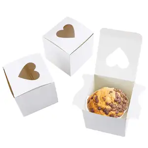 4/5/10/12 Zoll günstige individuelle Kuchenbox im Großhandel für Mini-Kuchen Kuchen Plätzchen Dessert Gebäck Hochzeit Valentinstag