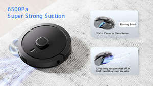وصل حديثًا روبوت ذكي spirateur ذاتي التفريغ Dustbin مكنسة كهربائية وممسحة مع تنظيف ذاتي - Product Image 5