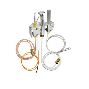 Conjunto de Dirección de Gas Natural 4021-732 de Acero Inoxidable para Calentadores de Chimenea, Instalación Empotrada, Diseño Industrial - Product Image 1